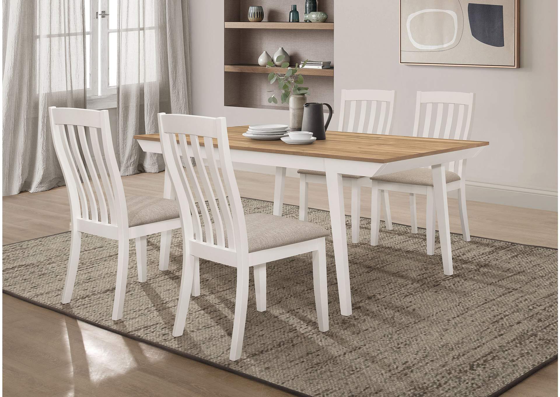 5 PC DINING SET,Coaster Furniture