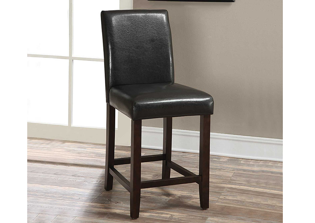 Dark Brown & Walnut 24" Bar Stool (Set of 2),ABF Coaster Furniture