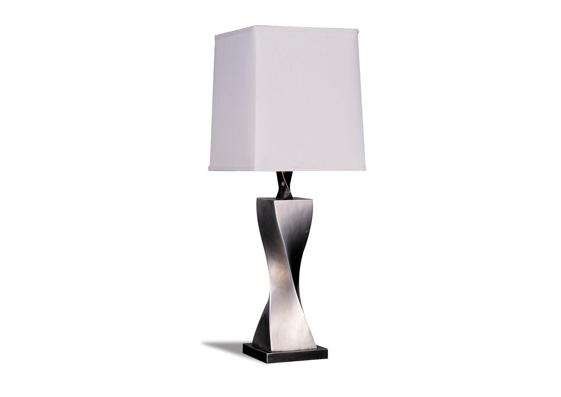 Silver Accent Contemporary Antique Silver Table Lamp,Coaster Furniture