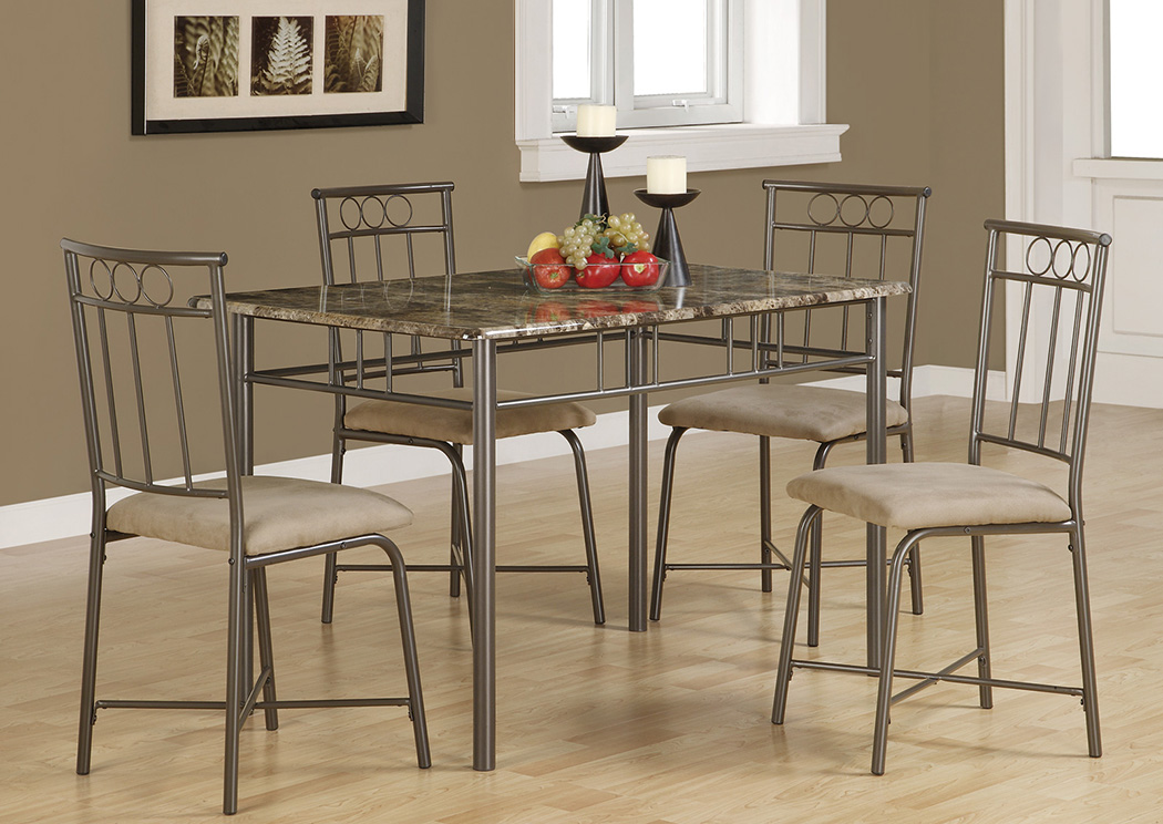 Tan & Black 5pc Set,ABF Coaster Furniture