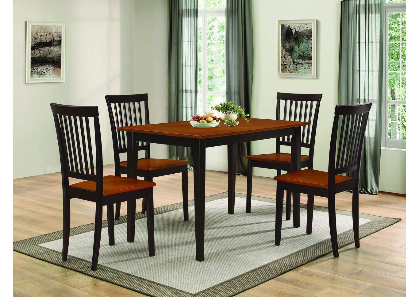 5 Pc Dining Set,ABF Coaster Furniture