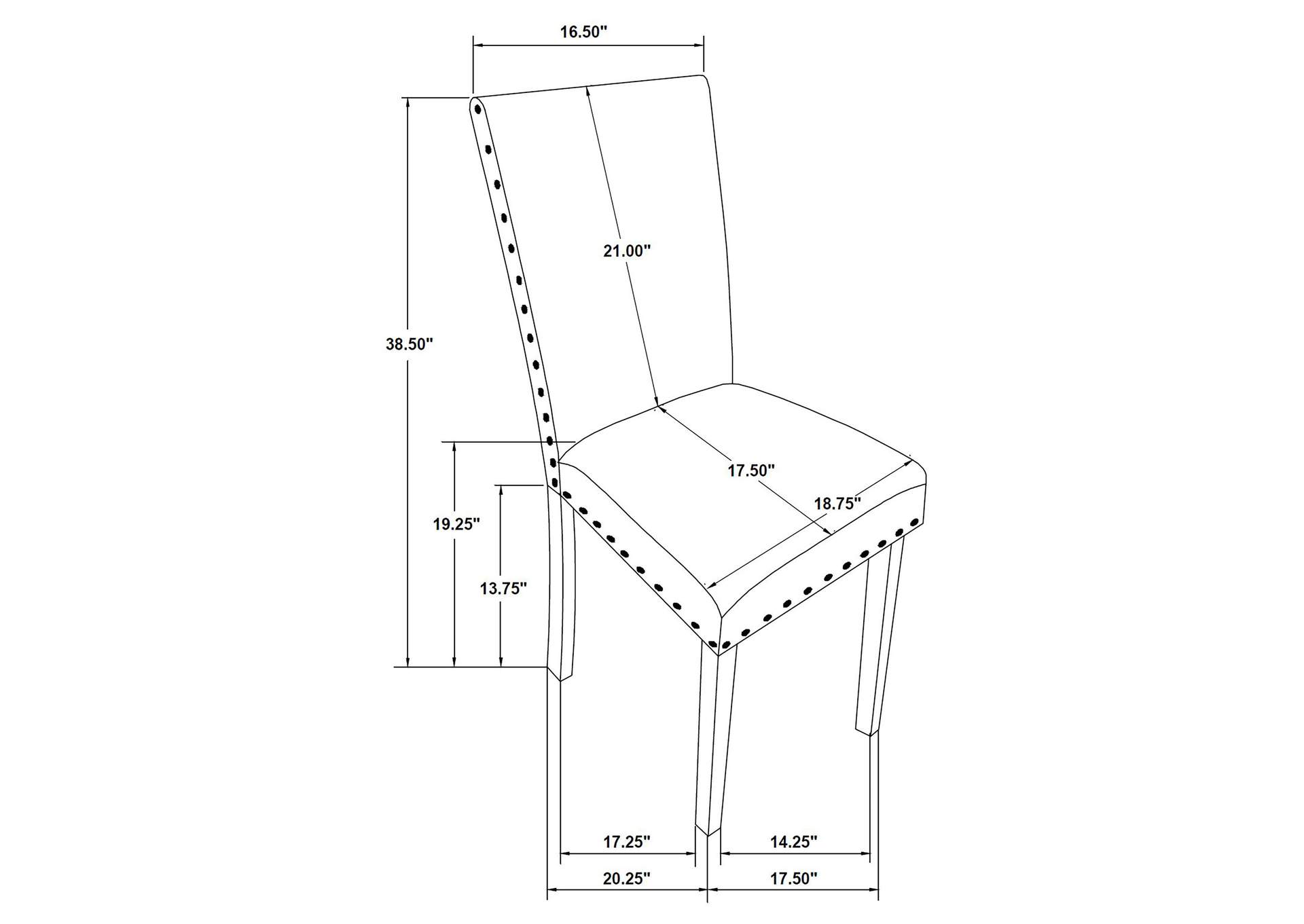 6 PC DINING SET,Coaster Furniture