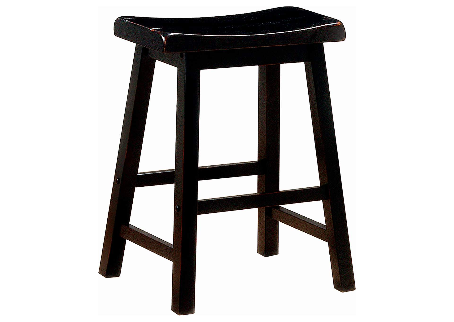 Durant Wooden Counter Height Stools Black (Set of 2),Coaster Furniture