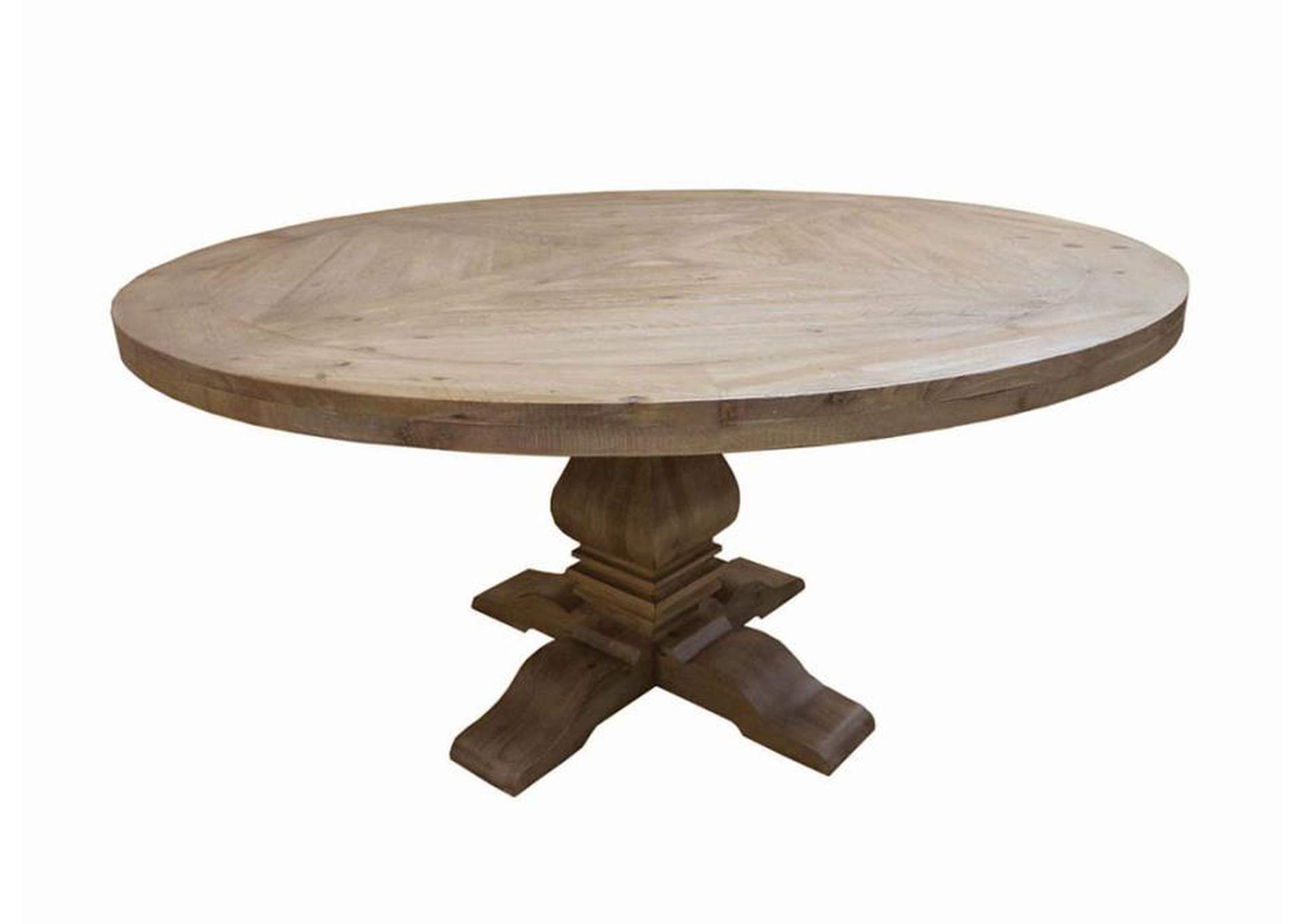 florence round pedestal dining table