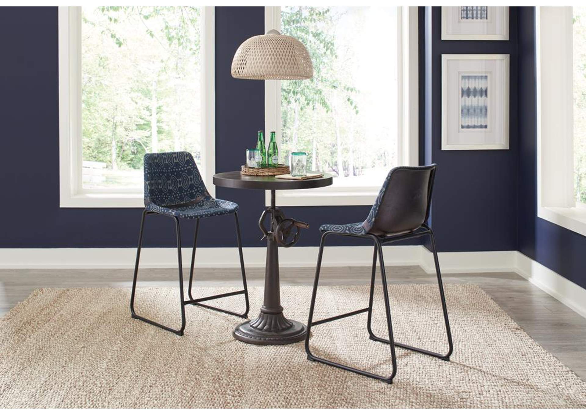 Dark Blue Counter Height Stool,Coaster Furniture