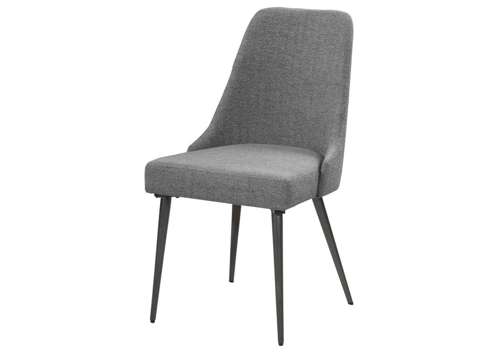 Alan Upholstered Dining Chairs Grey (Set Of 2),Coaster Furniture