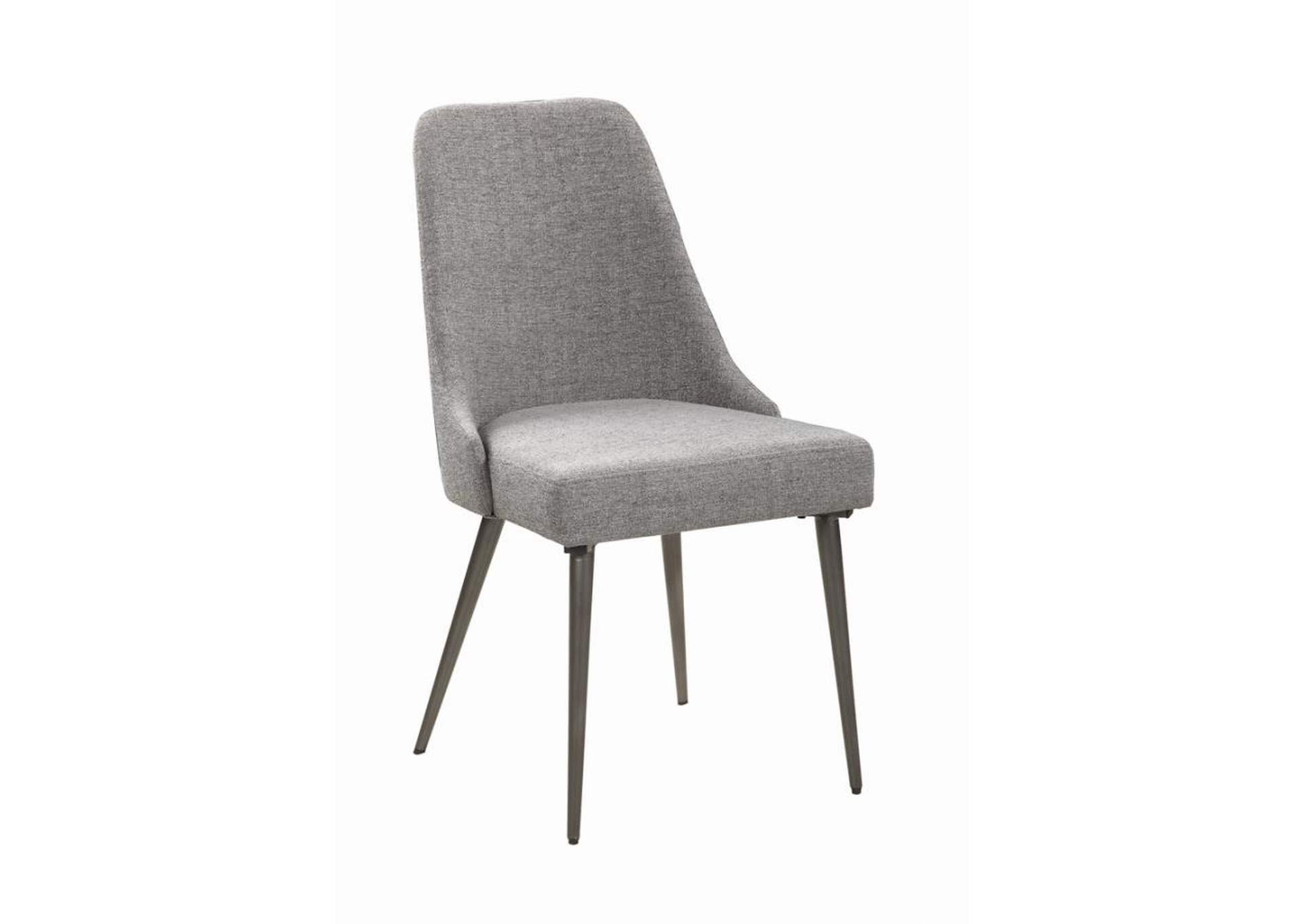 Levitt Upholstered Dining Chairs Grey (Set of 2),Coaster Furniture