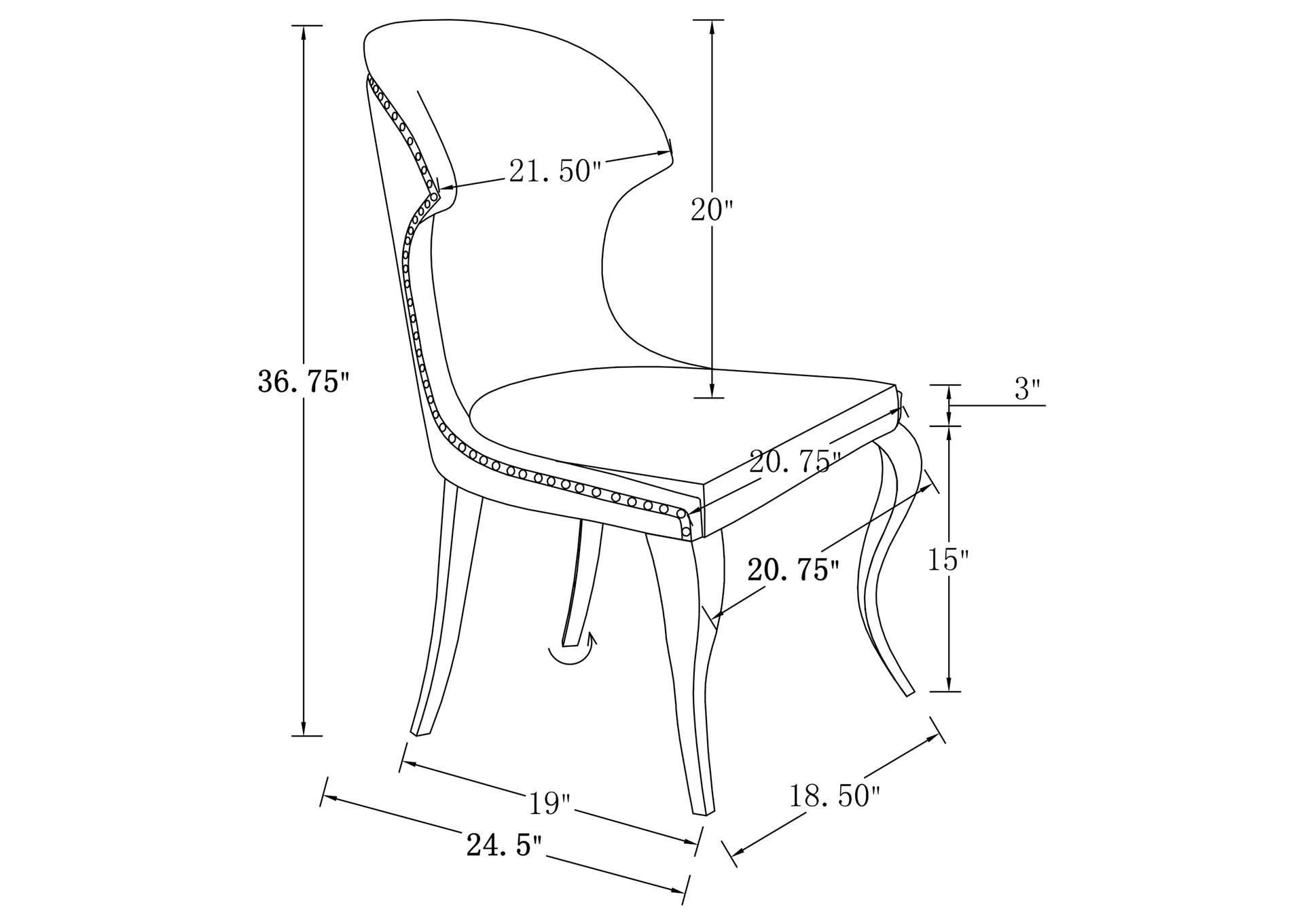 SIDE CHAIR,Coaster Furniture