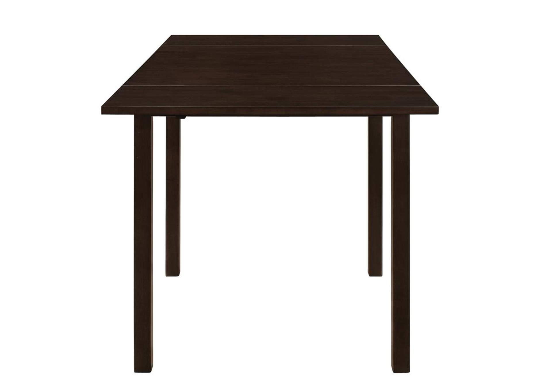 Kelso Rectangular Dining Table With Drop Leaf Cappuccino,Coaster Furniture