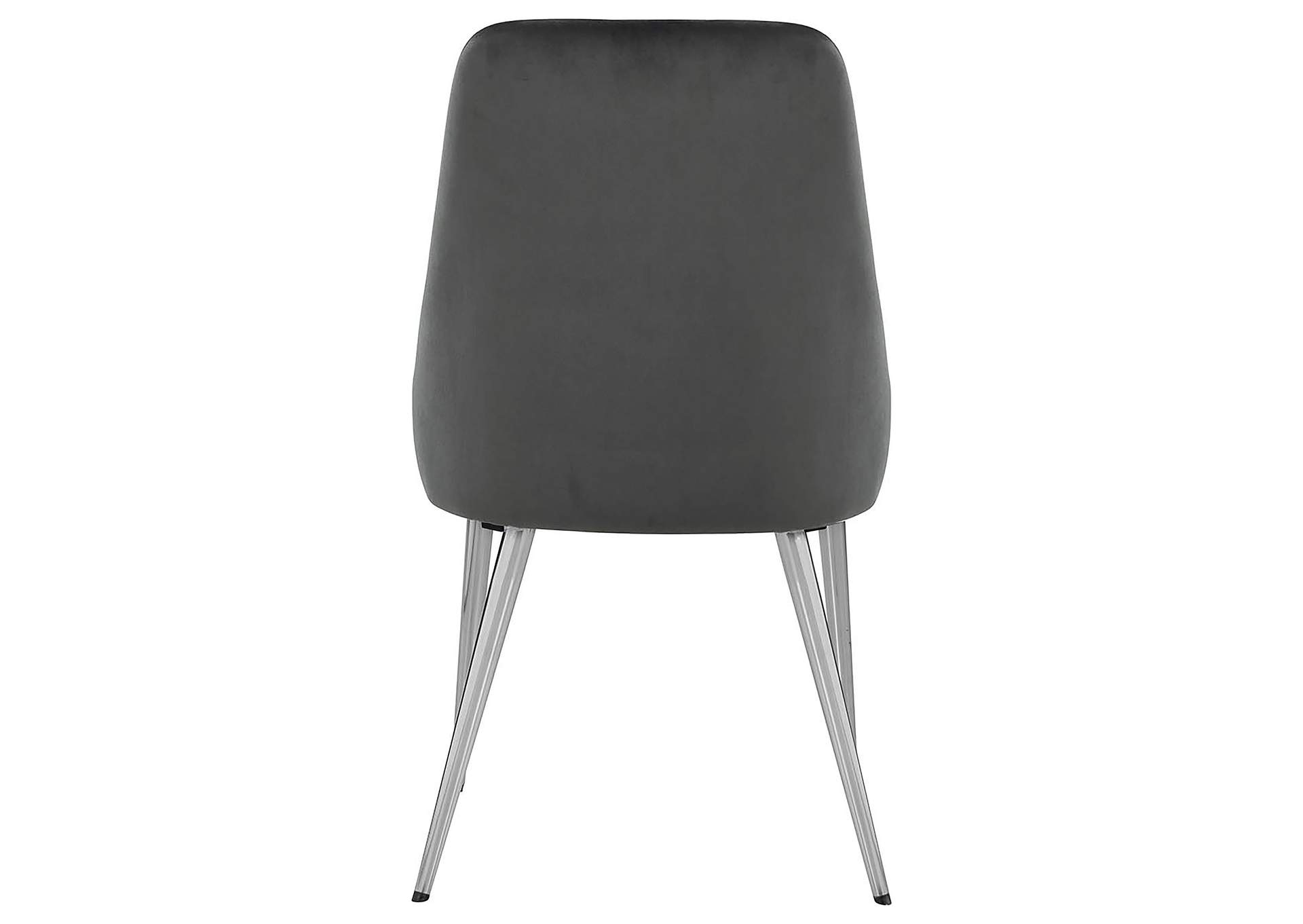 Cabianca Curved Back Side Chairs Grey (Set of 2),Coaster Furniture