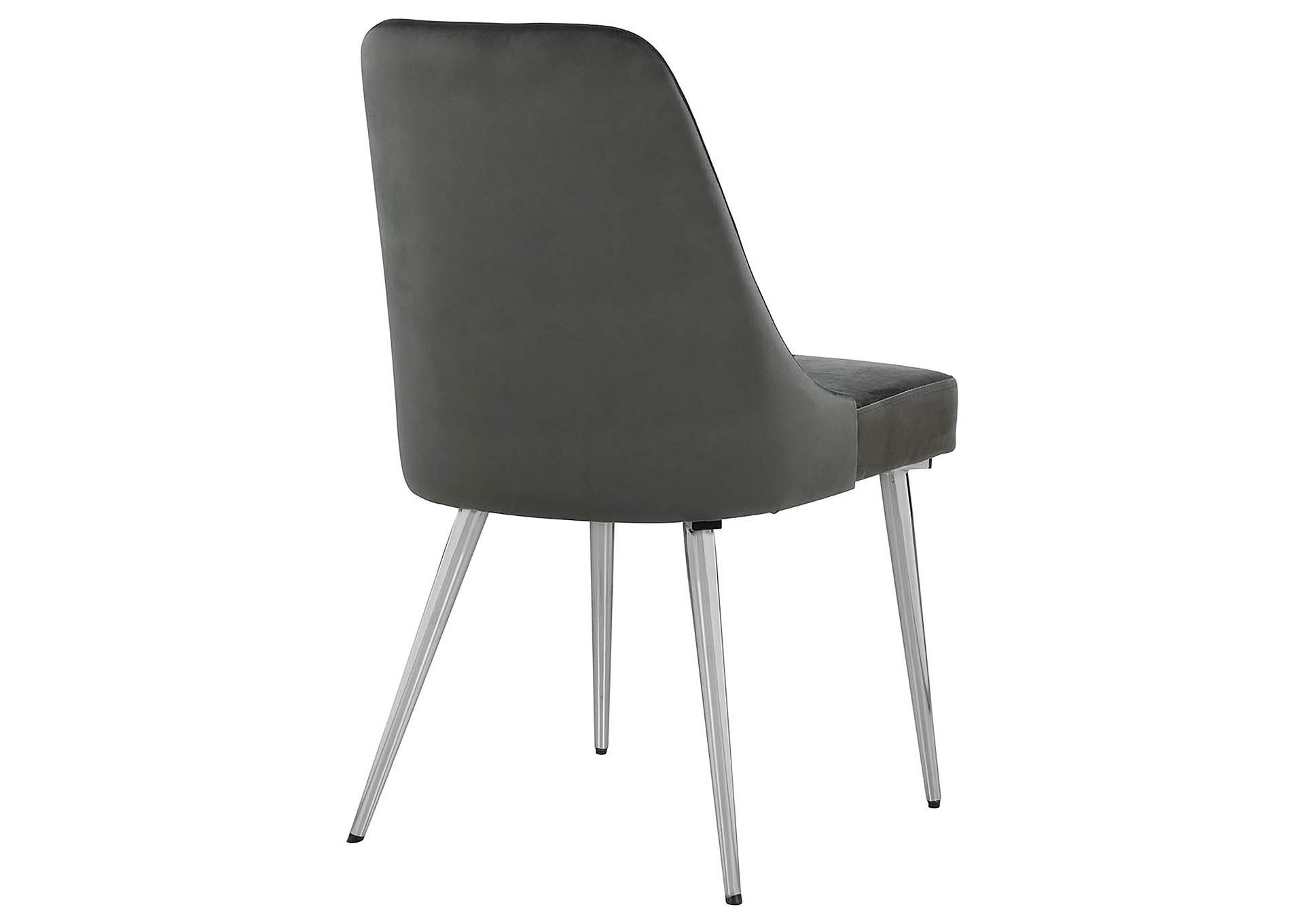 Cabianca Curved Back Side Chairs Grey (Set of 2),Coaster Furniture