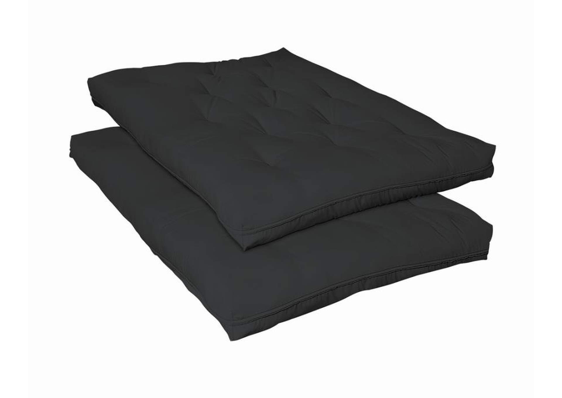 8" Premium Futon Pad Black,Coaster Furniture