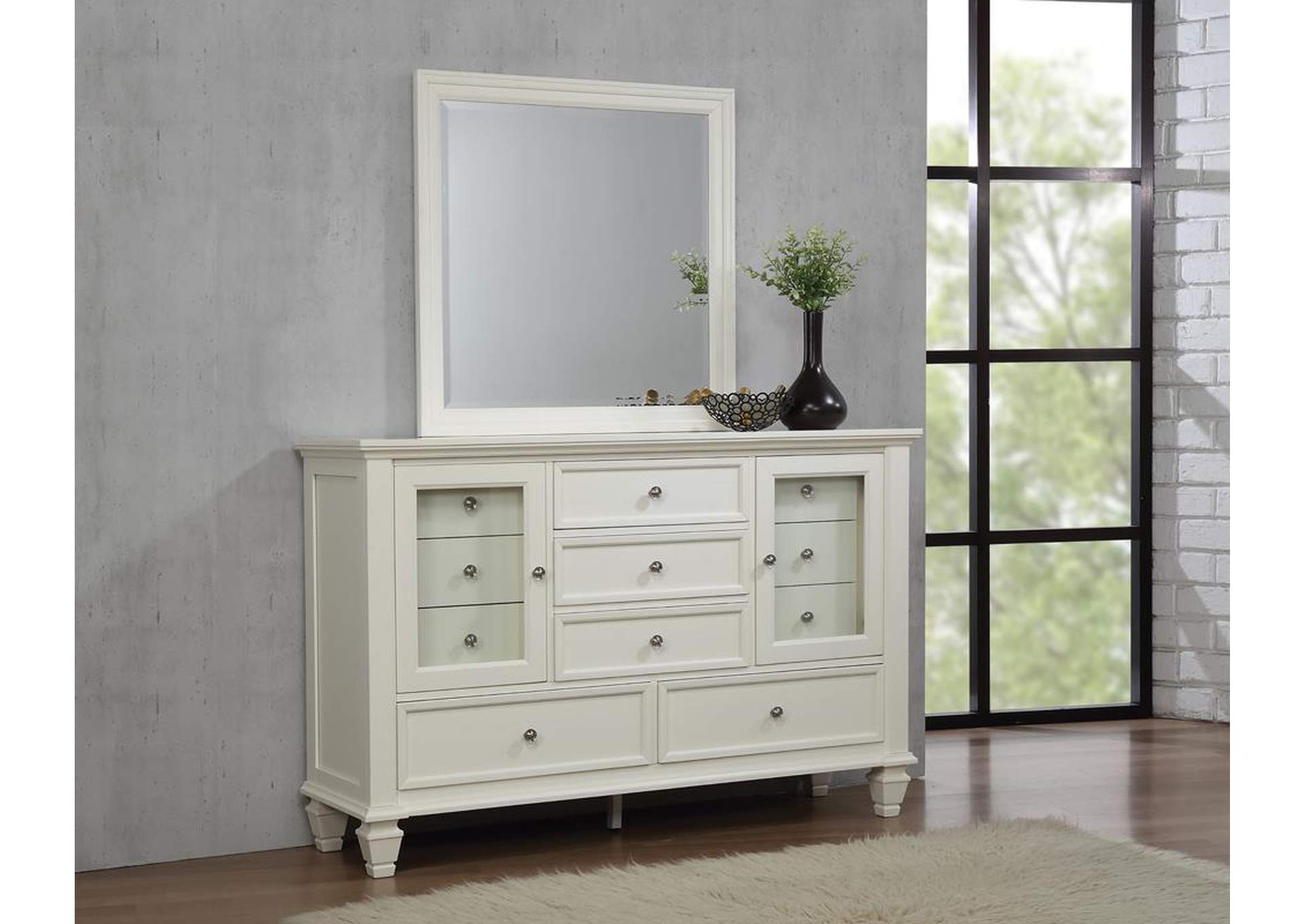 Sandy Beach White 11-Drawer Dresser,Coaster Furniture