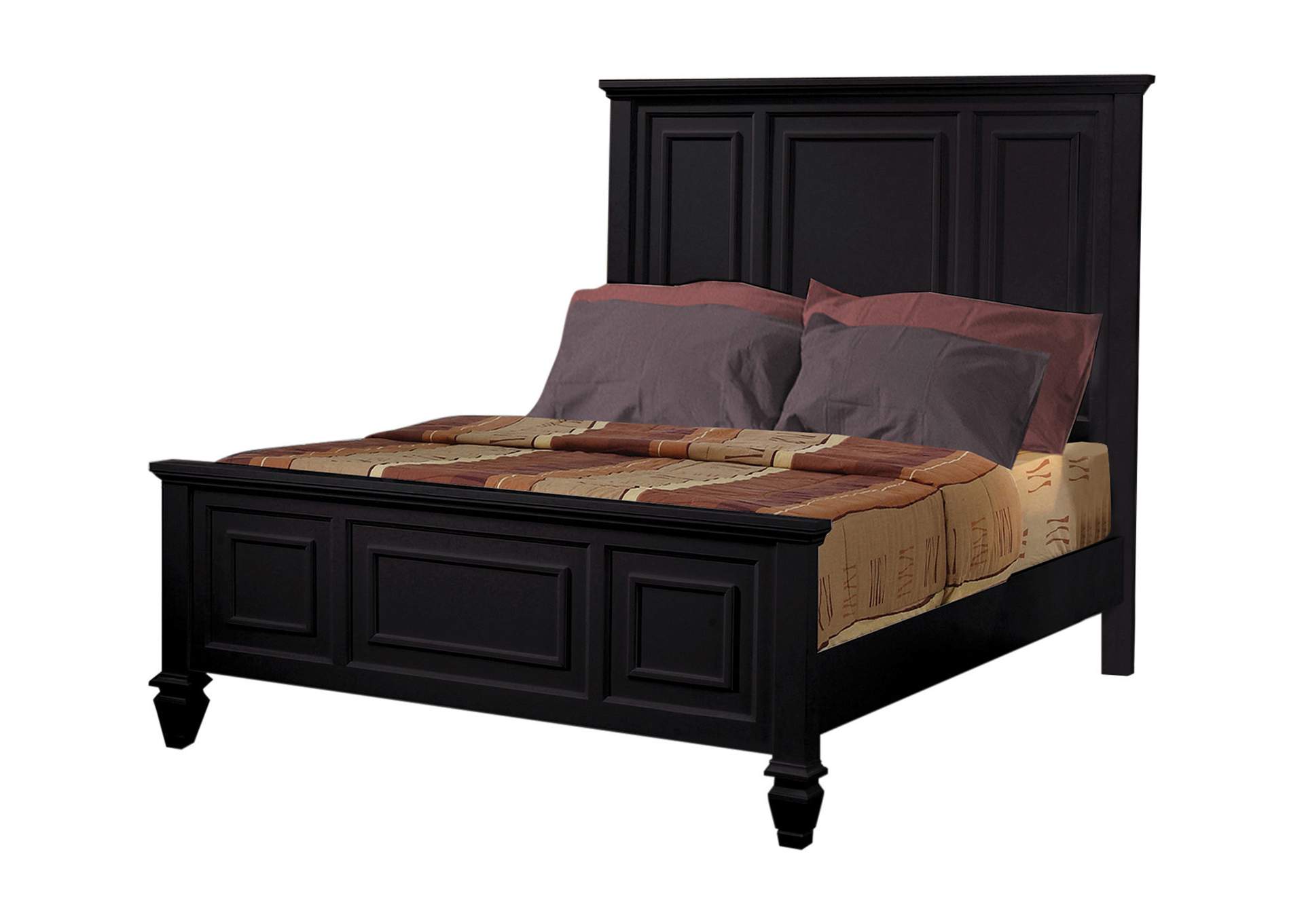 Sandy Beach Black California King Bed,Coaster Furniture