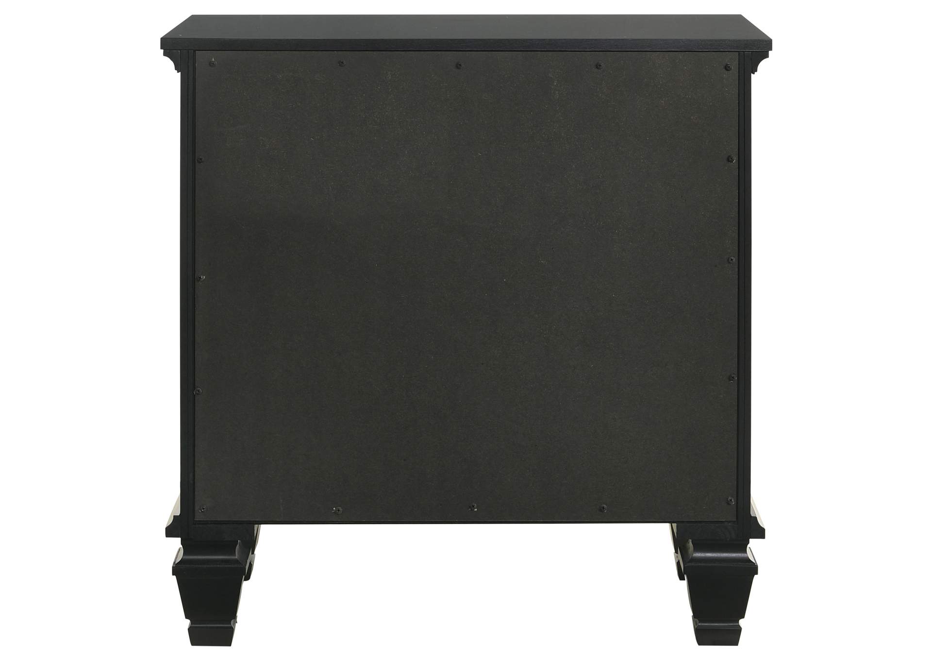 Sandy Beach 3-drawer Nightstand Black,Coaster Furniture