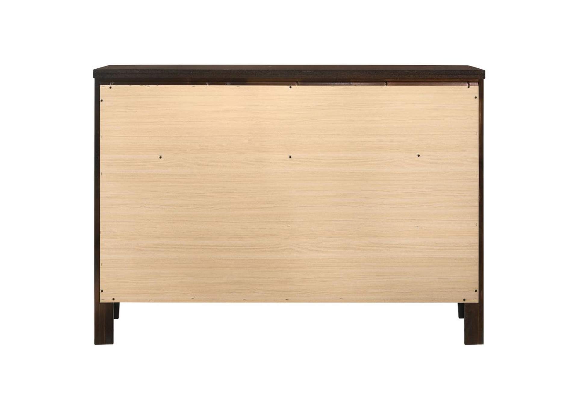 Carlton 6-Drawer Rectangular Dresser Cappuccino,Coaster Furniture