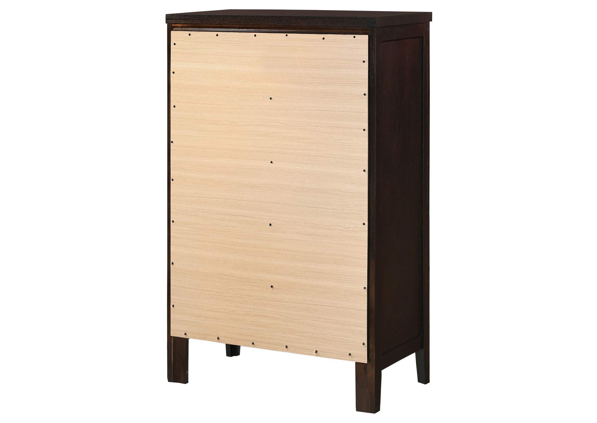 Carlton 5-drawer Rectangular Chest Cappuccino,Coaster Furniture
