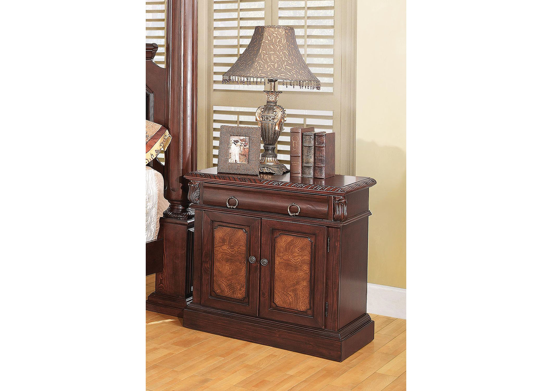 Grand Prado Cherry Night Stand,ABF Coaster Furniture