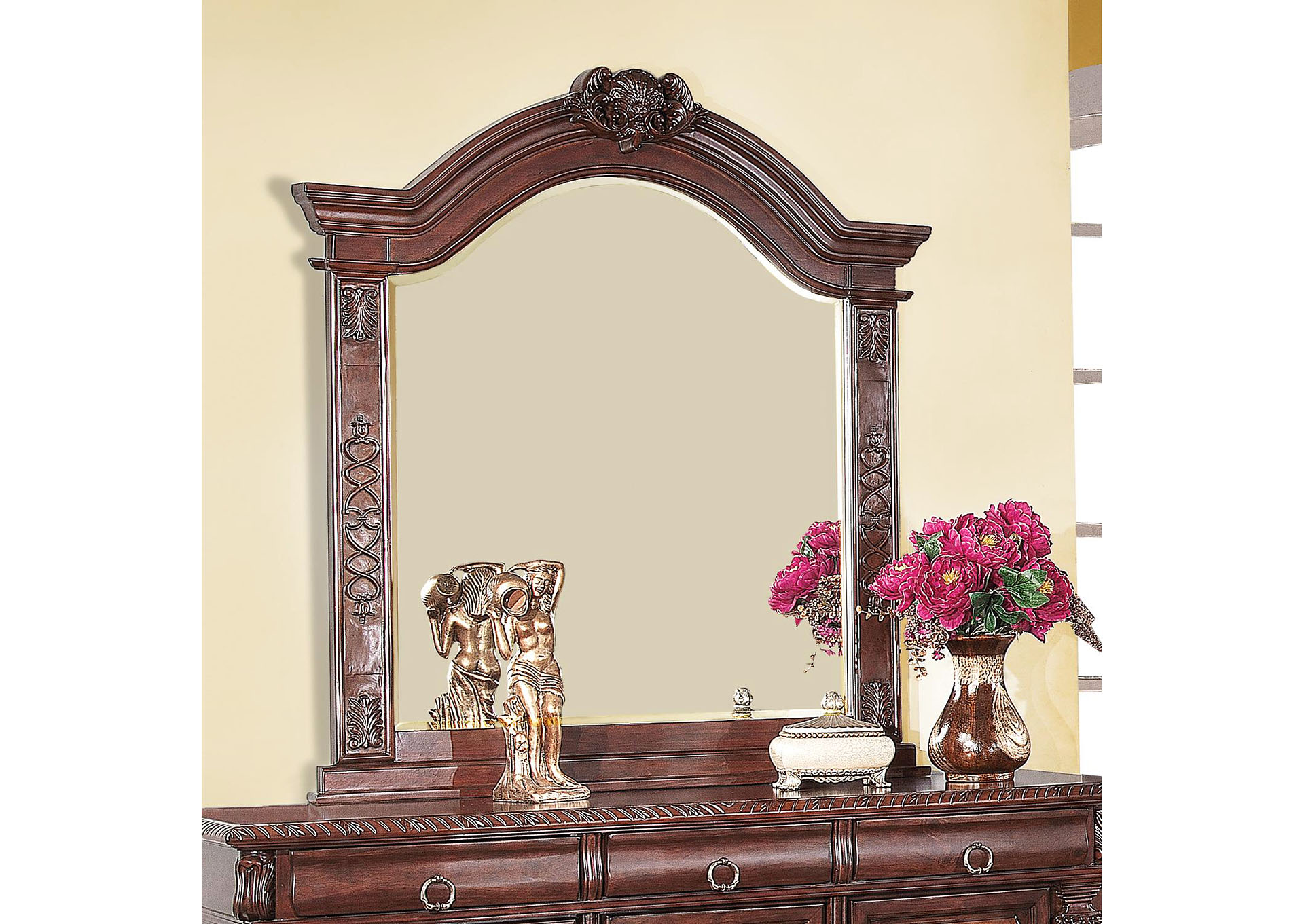 Grand Prado Cherry Mirror,ABF Coaster Furniture