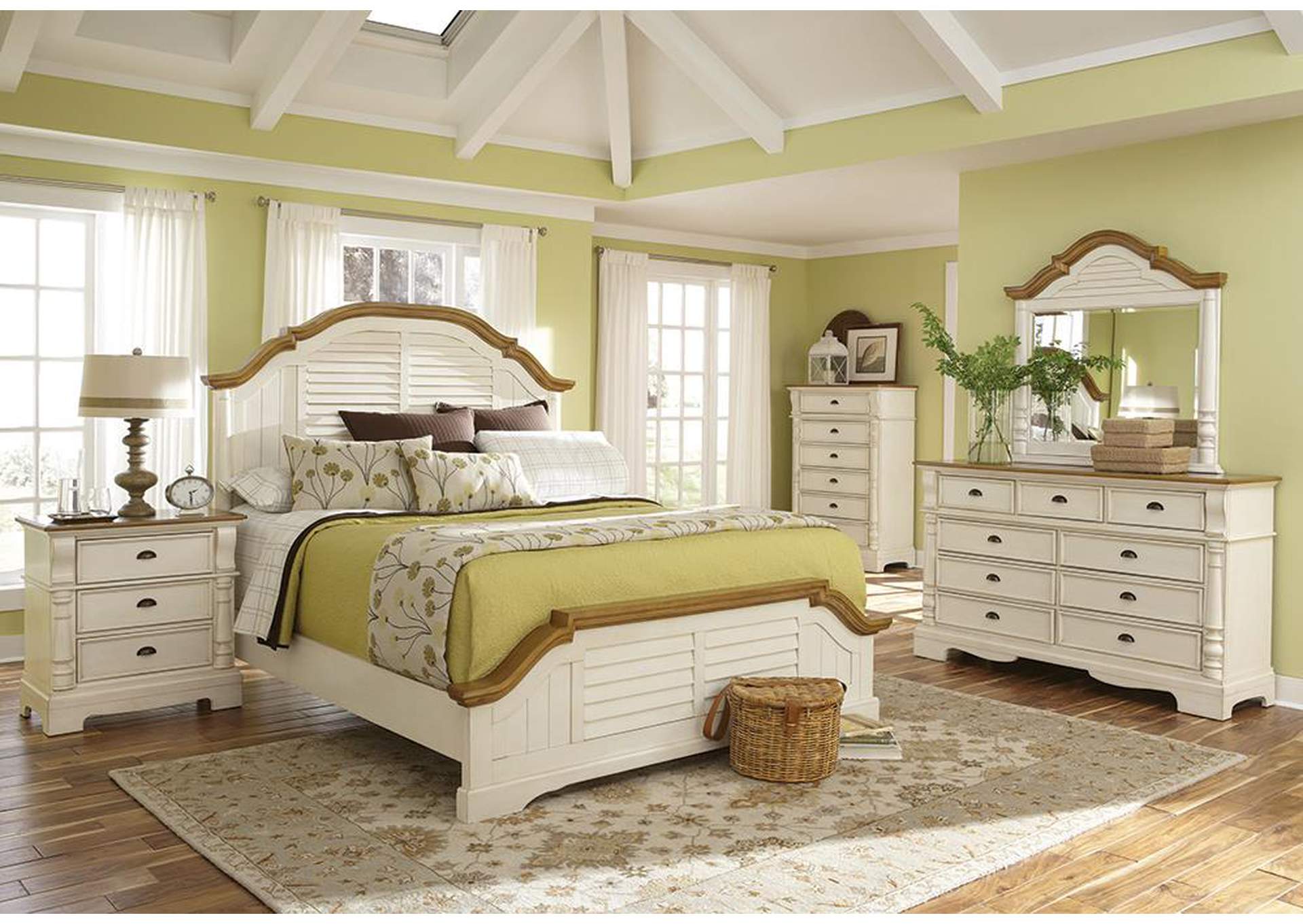 Oleta Buttermilk Queen Bed,ABF Coaster Furniture