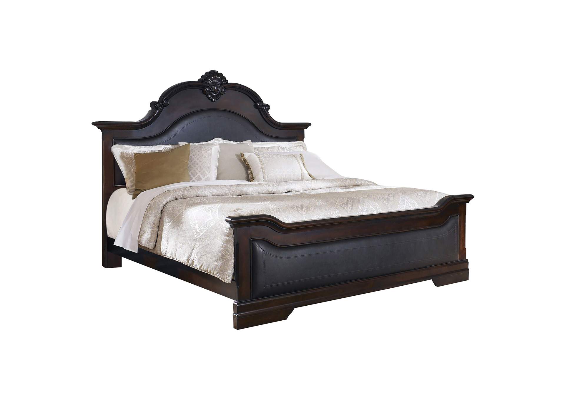 Cambridge Carved Bedroom Set Cappuccino,Coaster Furniture