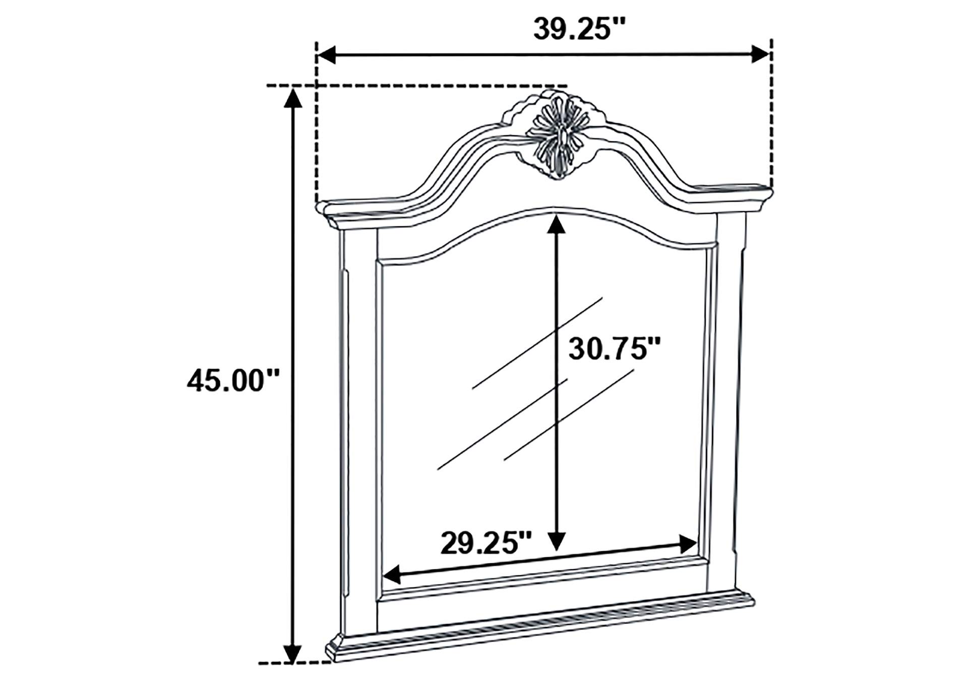 Cambridge Carved Bedroom Set Cappuccino,Coaster Furniture