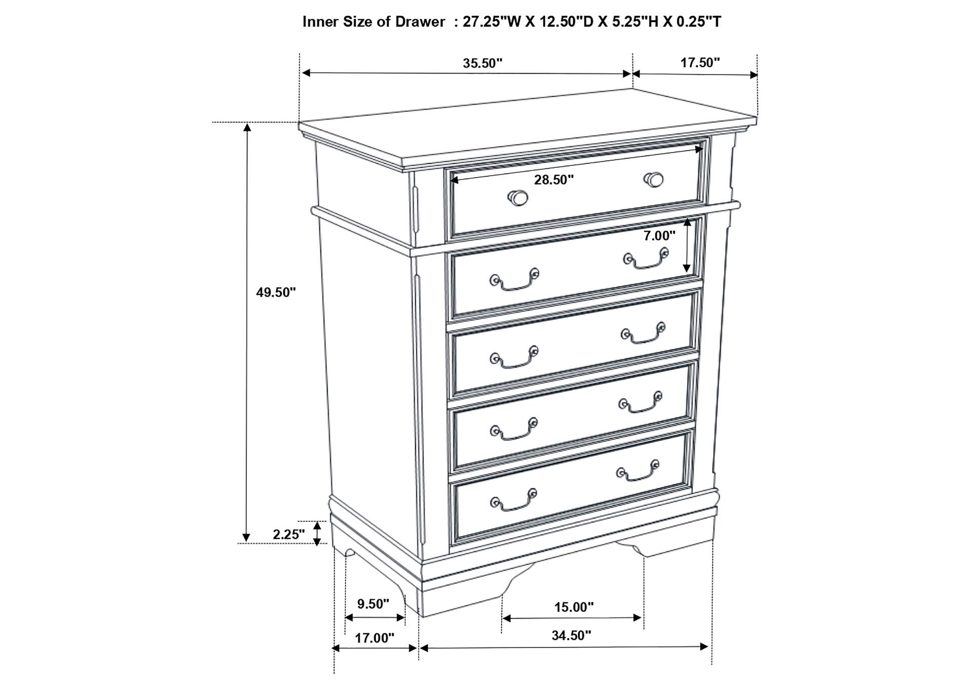 Cambridge Carved Bedroom Set Cappuccino,Coaster Furniture