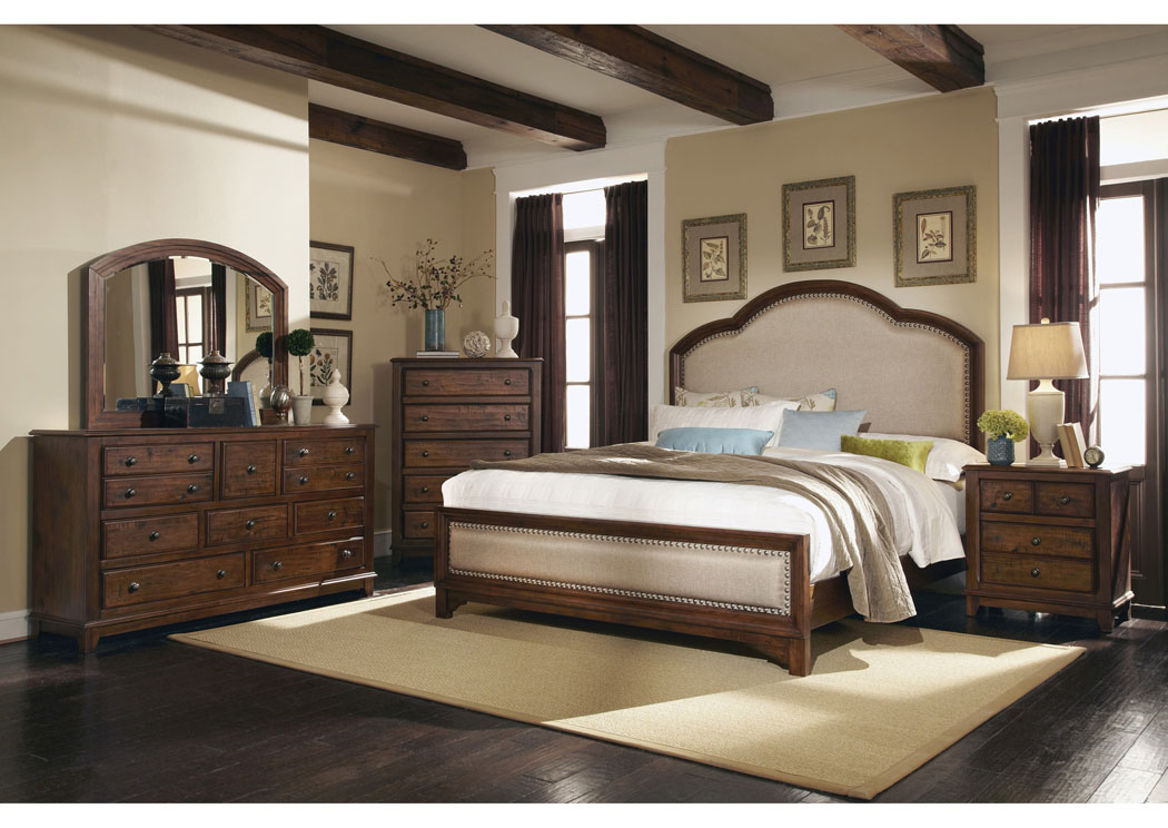 Cocoa Brown Eastern King Bed,ABF Coaster Furniture