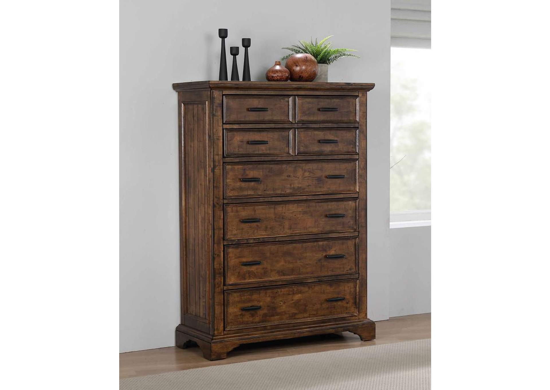 vintage 7 drawer dresser