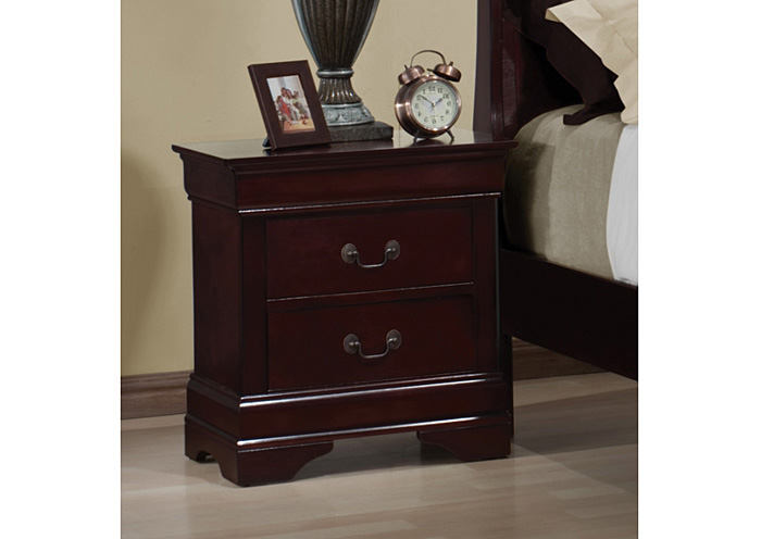 Louis Philippe Cherry Night Stand,ABF Coaster Furniture