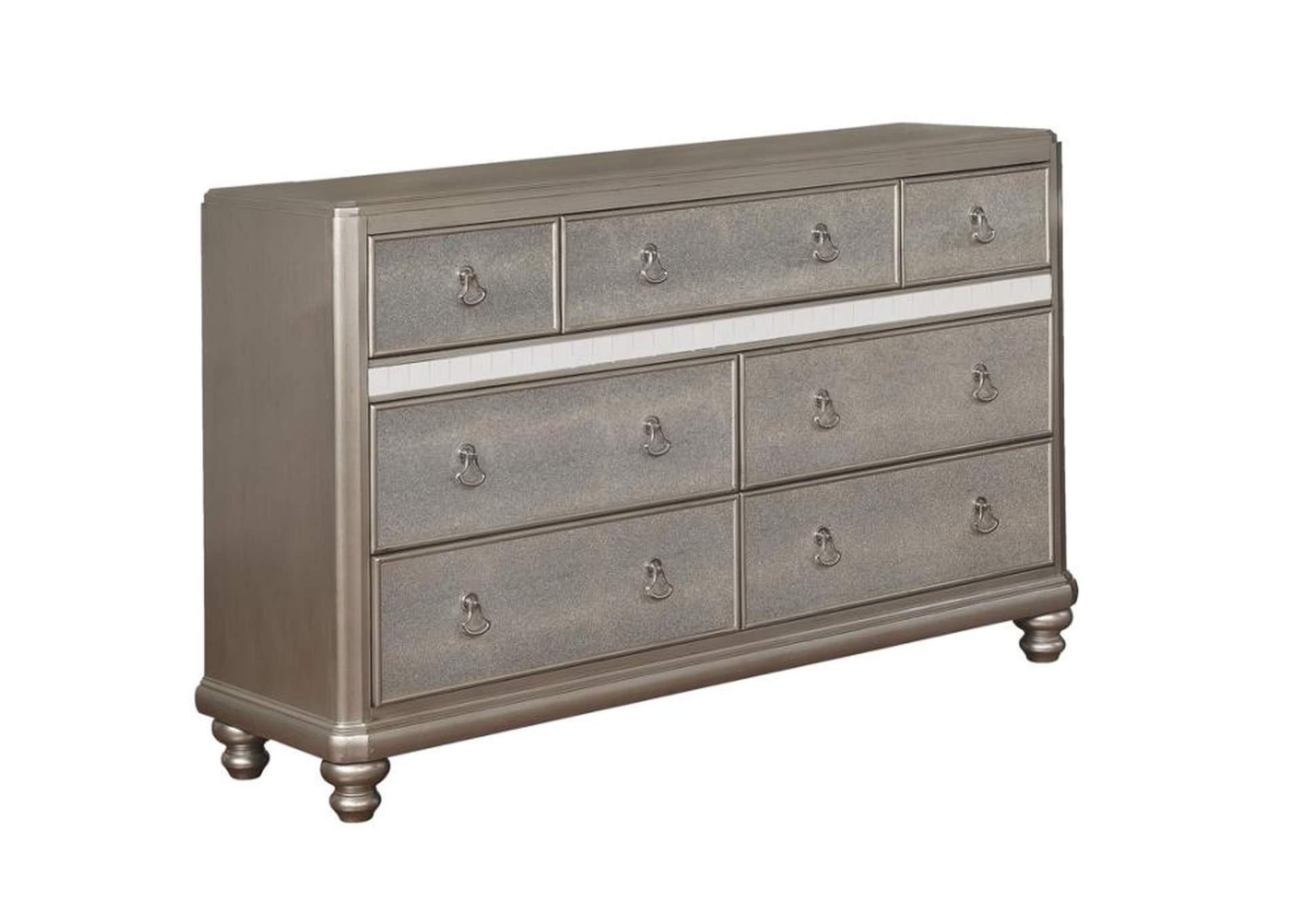 Bling Game 7 - drawer Dresser Metallic Platinum,Coaster Furniture