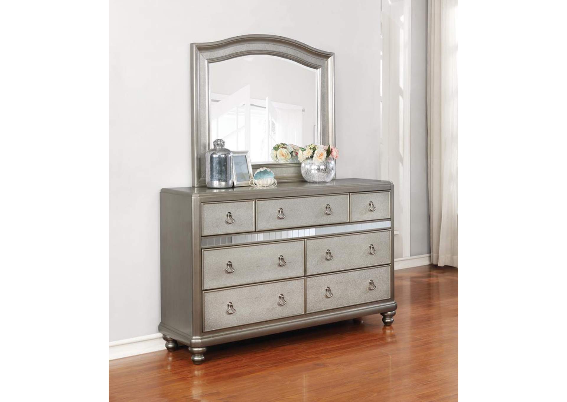 Bling Game 7 - drawer Dresser Metallic Platinum,Coaster Furniture
