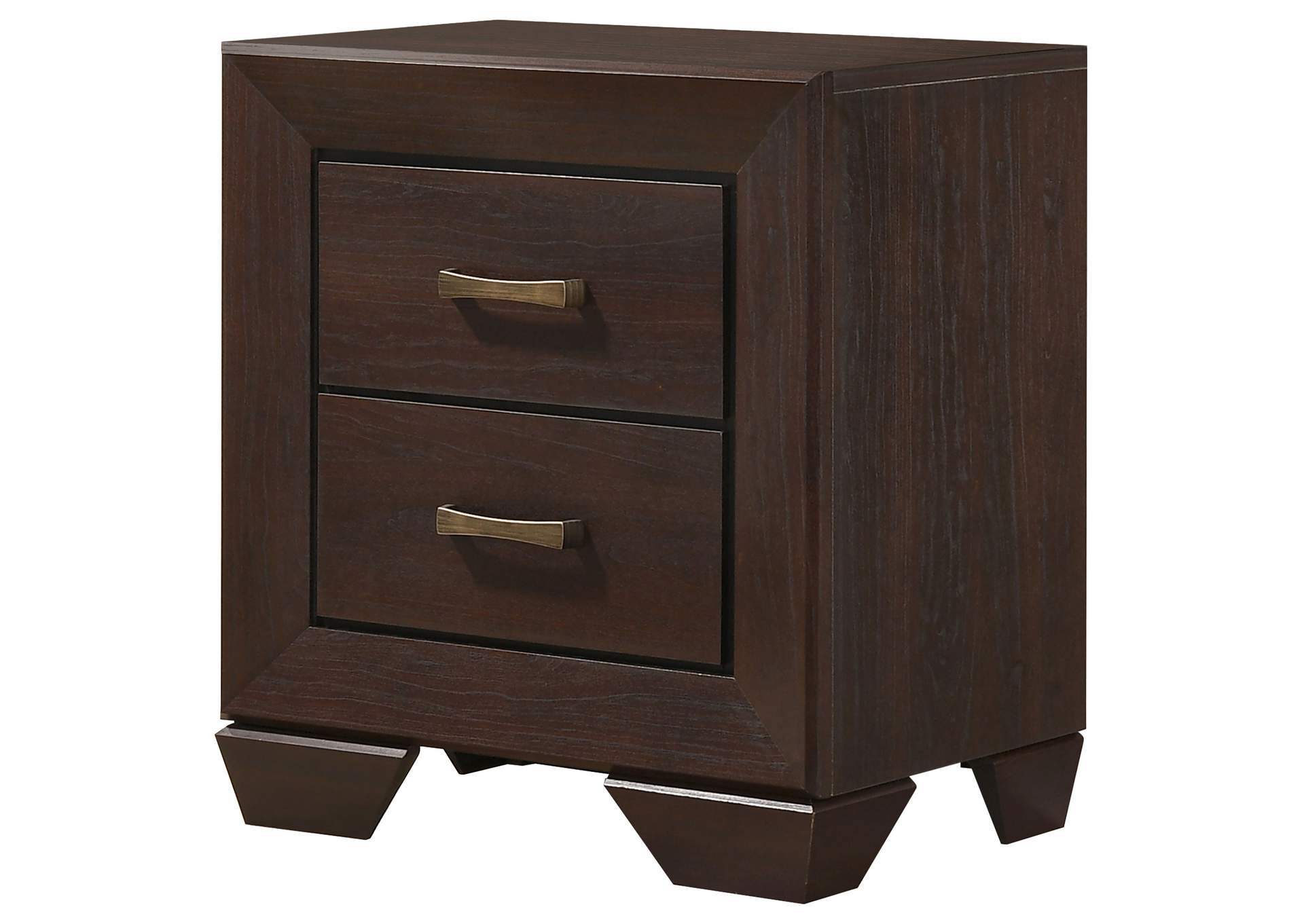 Kauffman 2-drawer Nightstand Dark Cocoa,Coaster Furniture