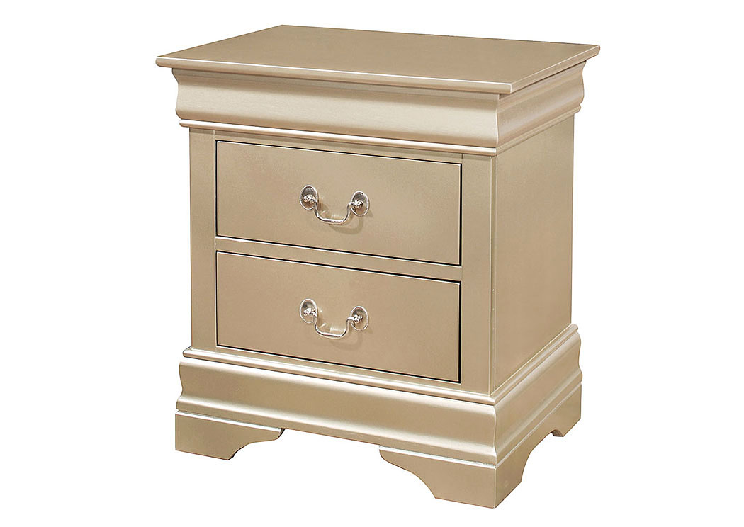 Metallic Champagne Nightstand,ABF Coaster Furniture