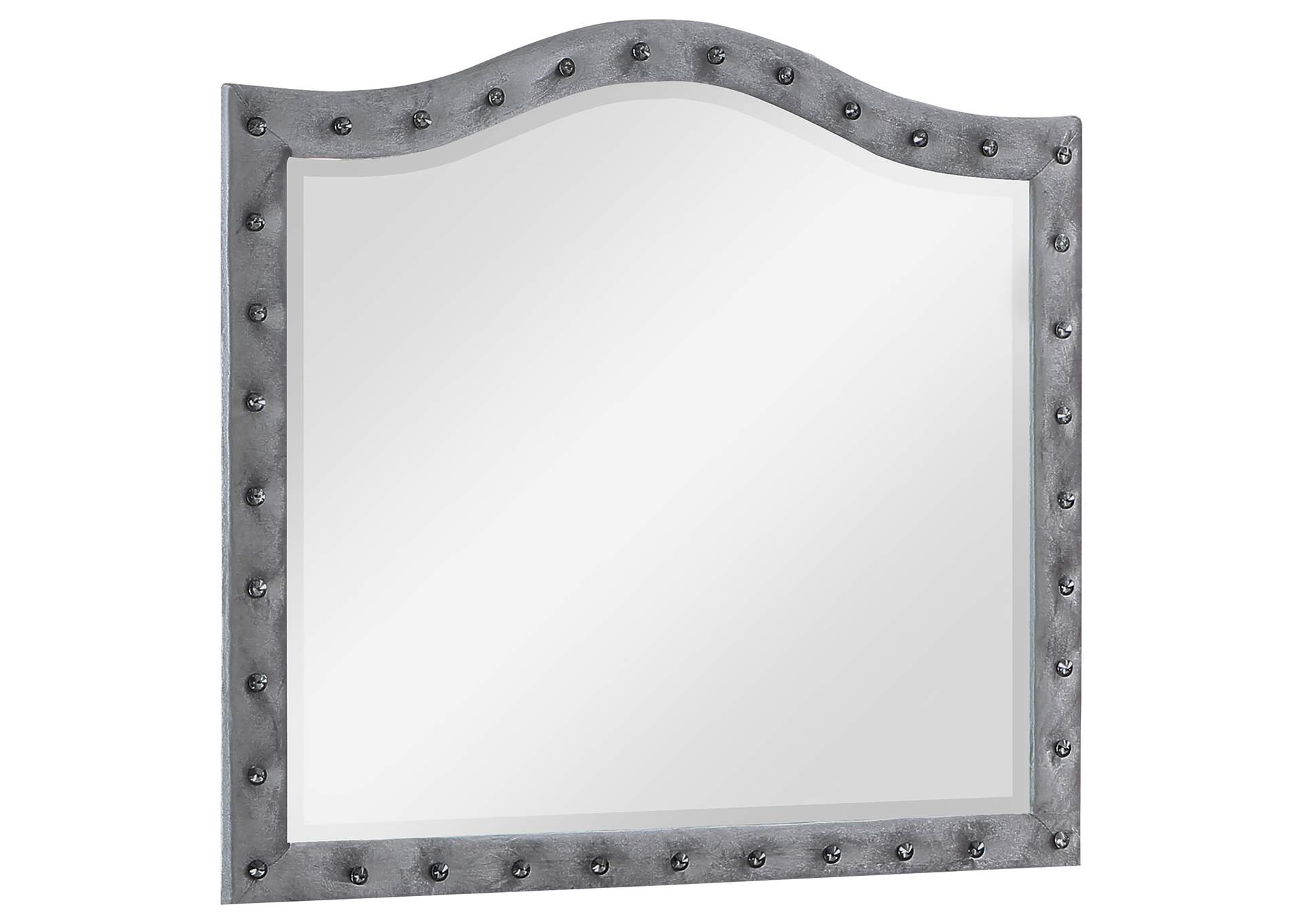 Deanna Button Tufted Mirror Grey,Coaster Furniture