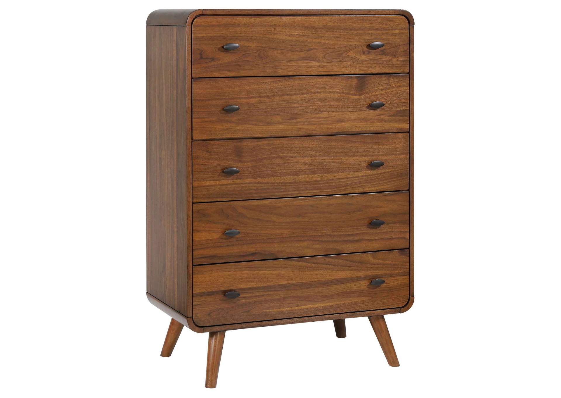 Robyn 5-drawer Chest Dark Walnut,Coaster Furniture