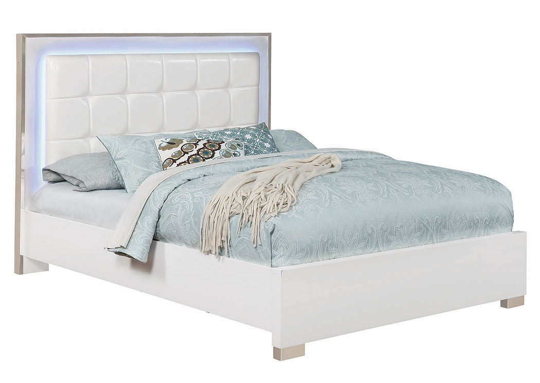 White Eastern King Bed,ABF Coaster Furniture