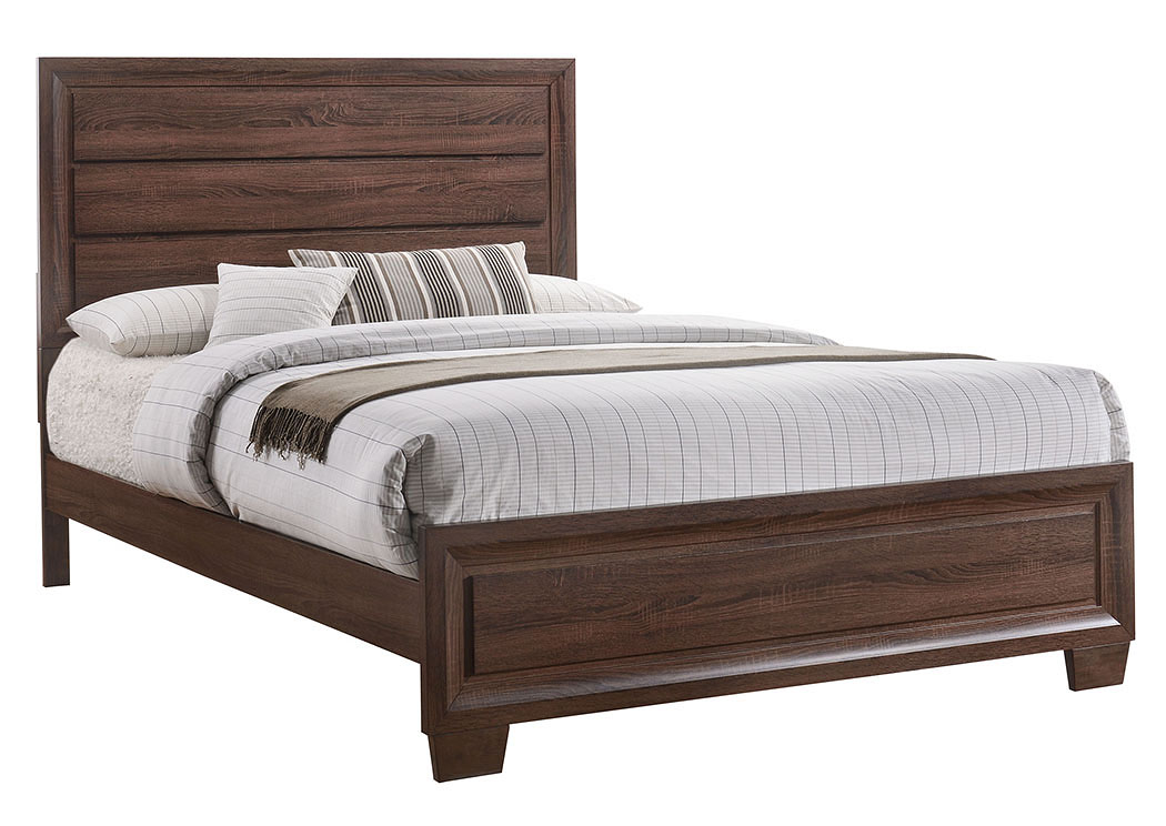 Medium Warm Brown Eastern King Bed,ABF Coaster Furniture