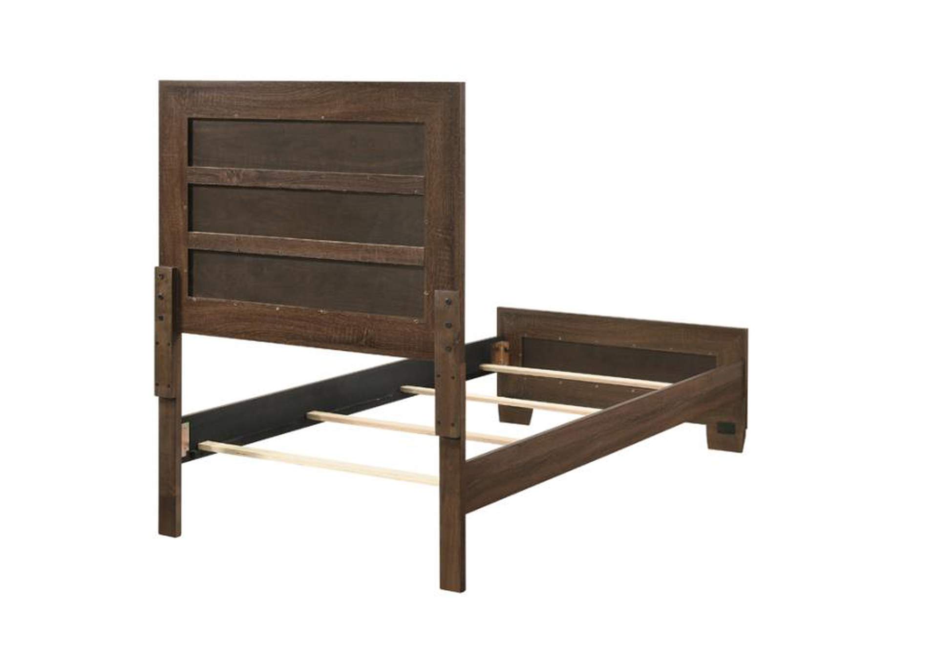 Brandon Twin Panel Bed Medium Warm Brown,Coaster Furniture