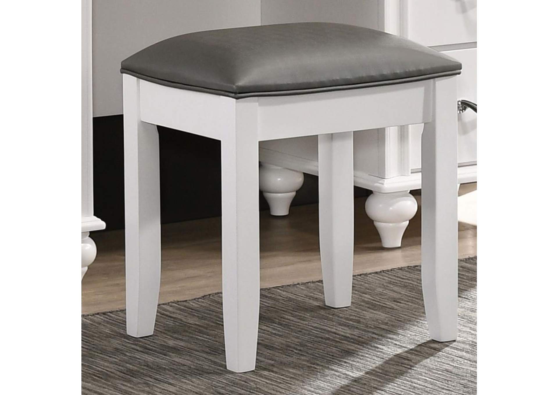 Cushioned discount vanity stool