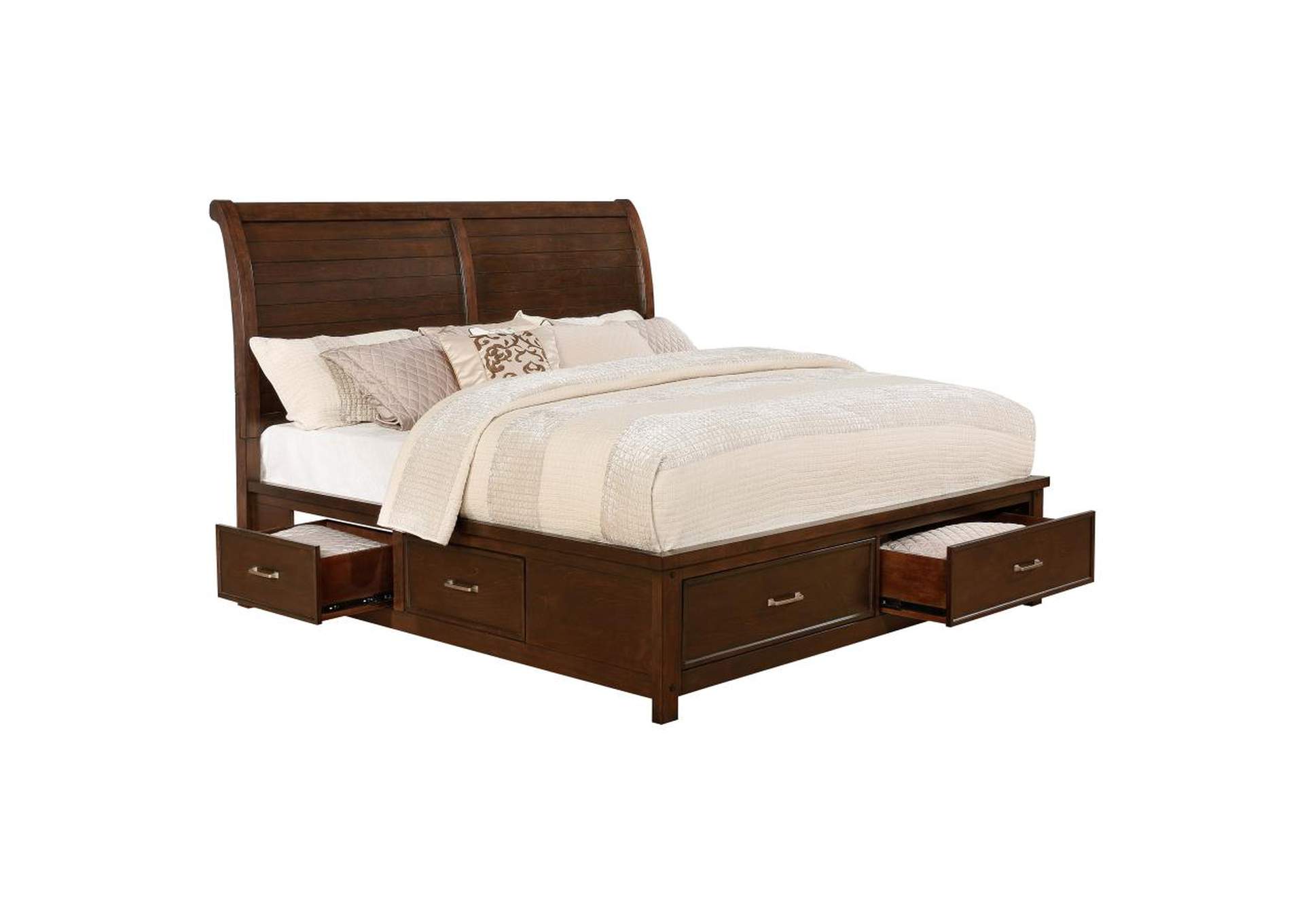 Barstow Queen Storage Bed Pinot Noir,Coaster Furniture