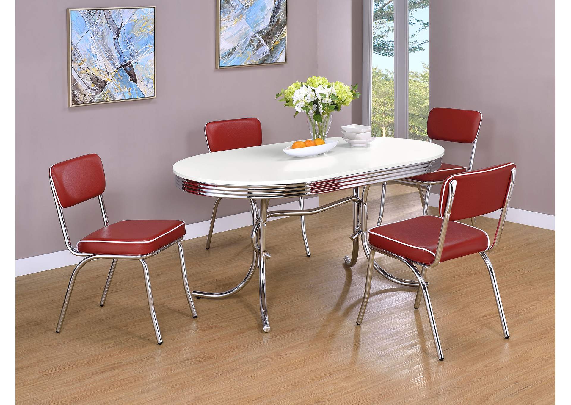 DINING TABLE 5 PC SET,Coaster Furniture