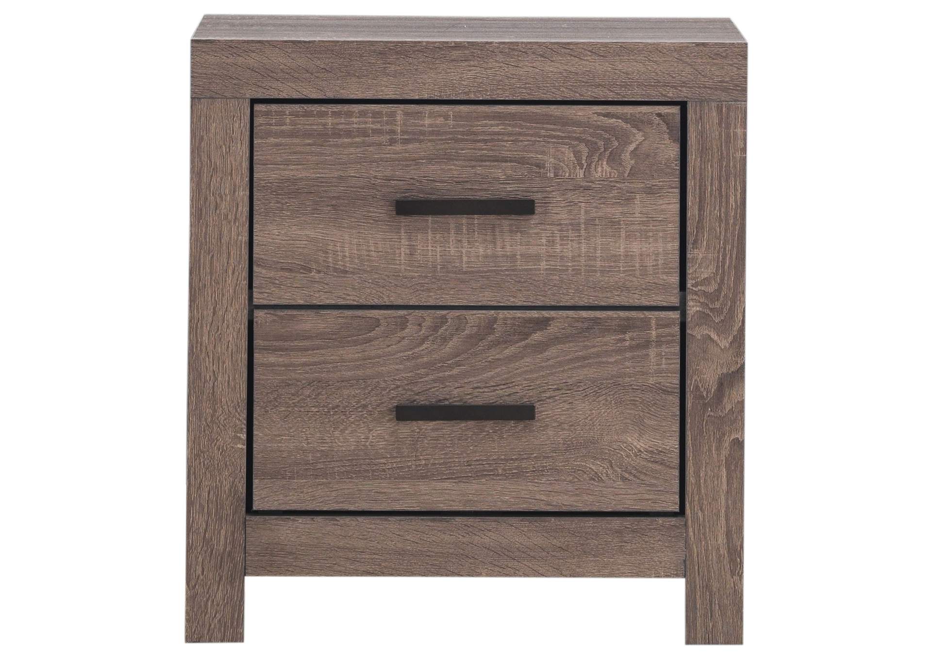 Brantford 2-drawer Nightstand Barrel Oak,Coaster Furniture