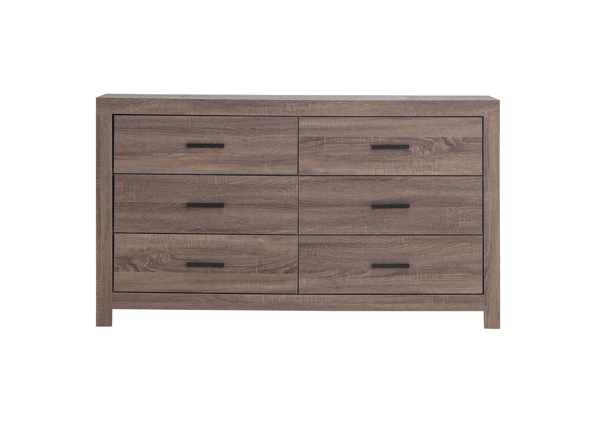 Brantford 6-drawer Dresser Barrel Oak,Coaster Furniture