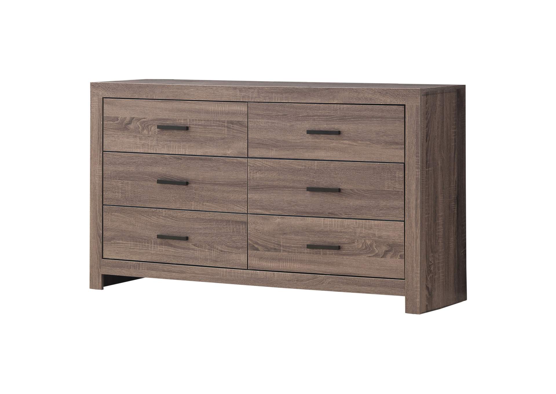 Brantford 6-drawer Dresser Barrel Oak,Coaster Furniture