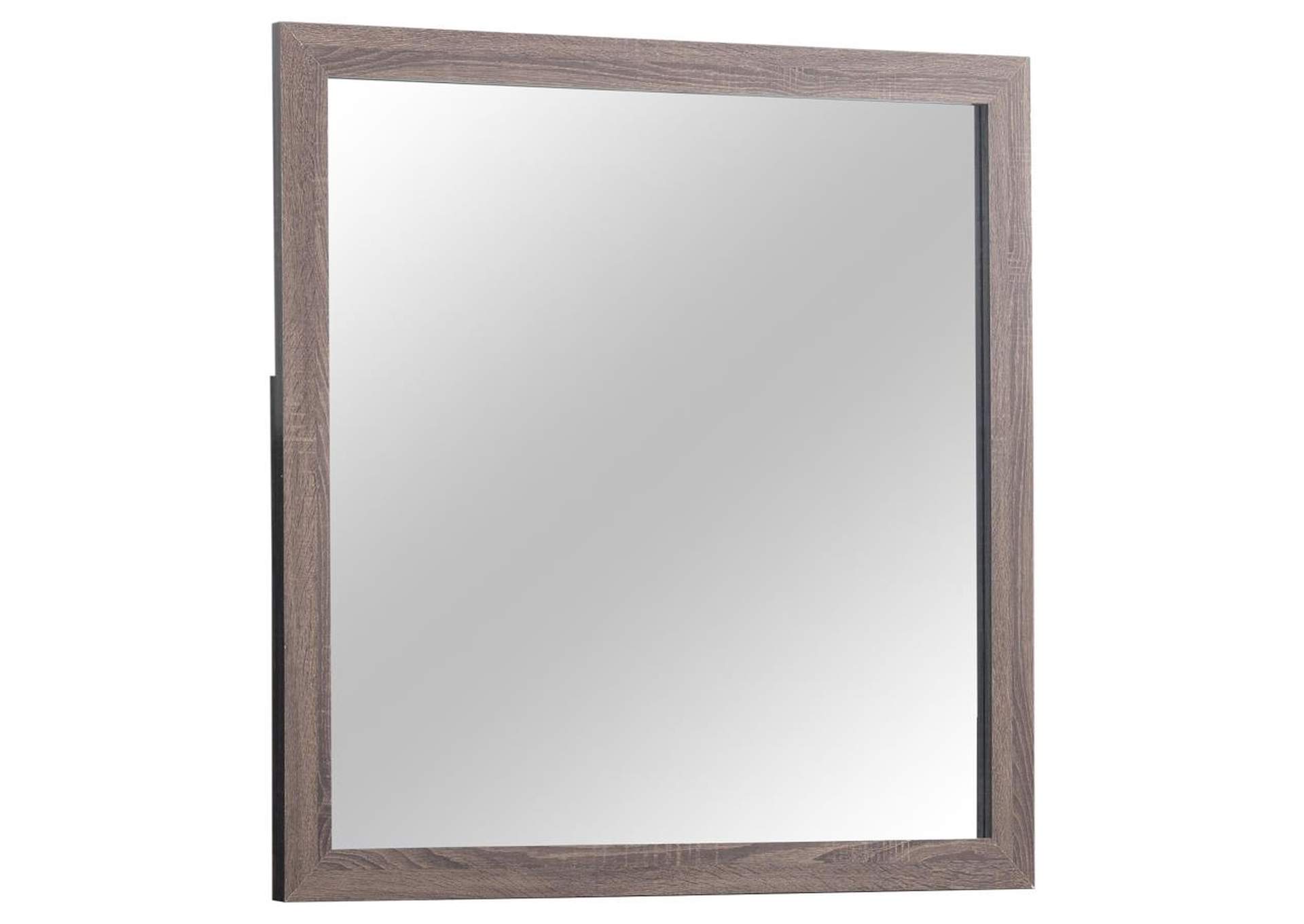 Brantford Rectangle Dresser Mirror Barrel Oak,Coaster Furniture