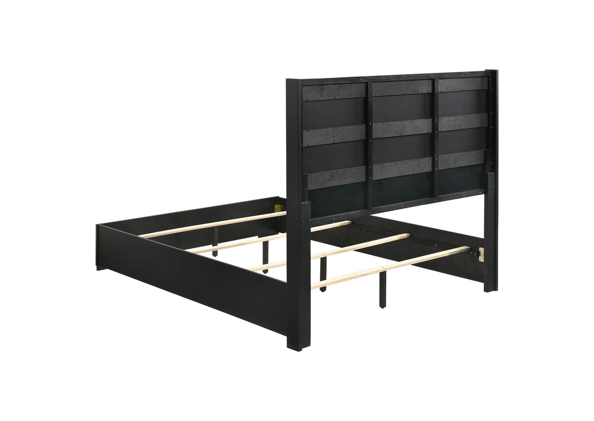 Blacktoft Eastern King Panel Bed Black,Coaster Furniture