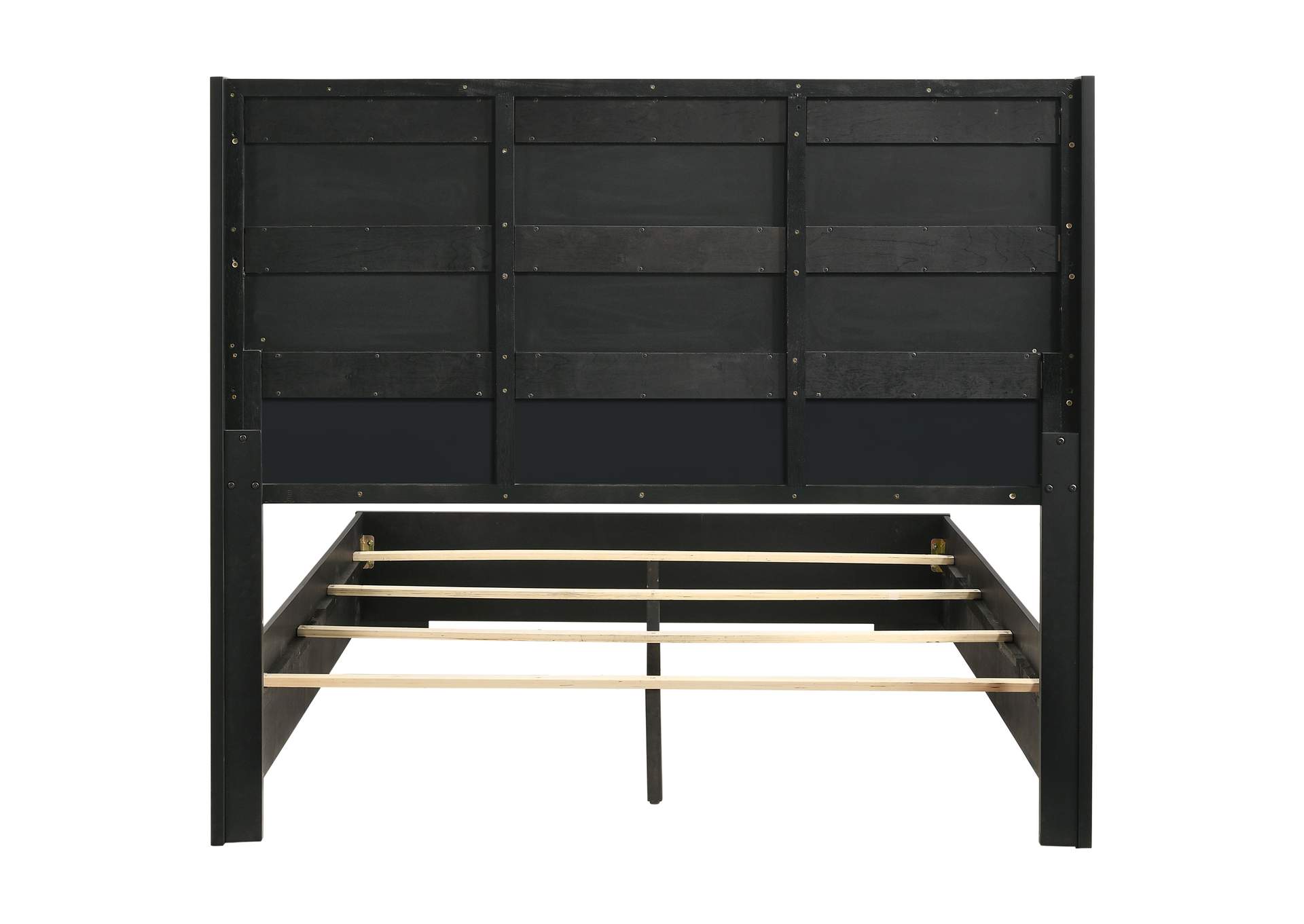 Blacktoft Eastern King Panel Bed Black,Coaster Furniture