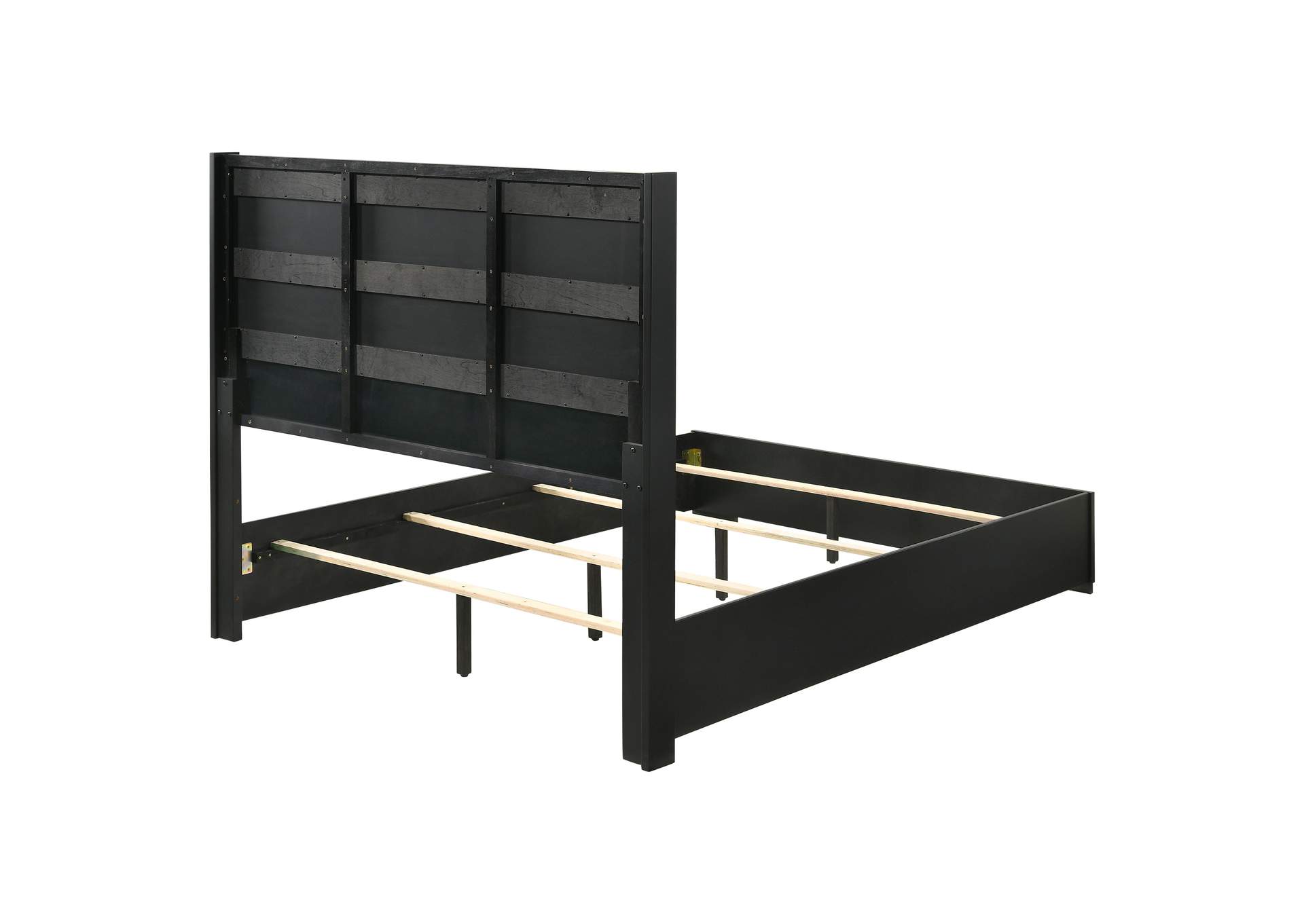 Blacktoft Eastern King Panel Bed Black,Coaster Furniture