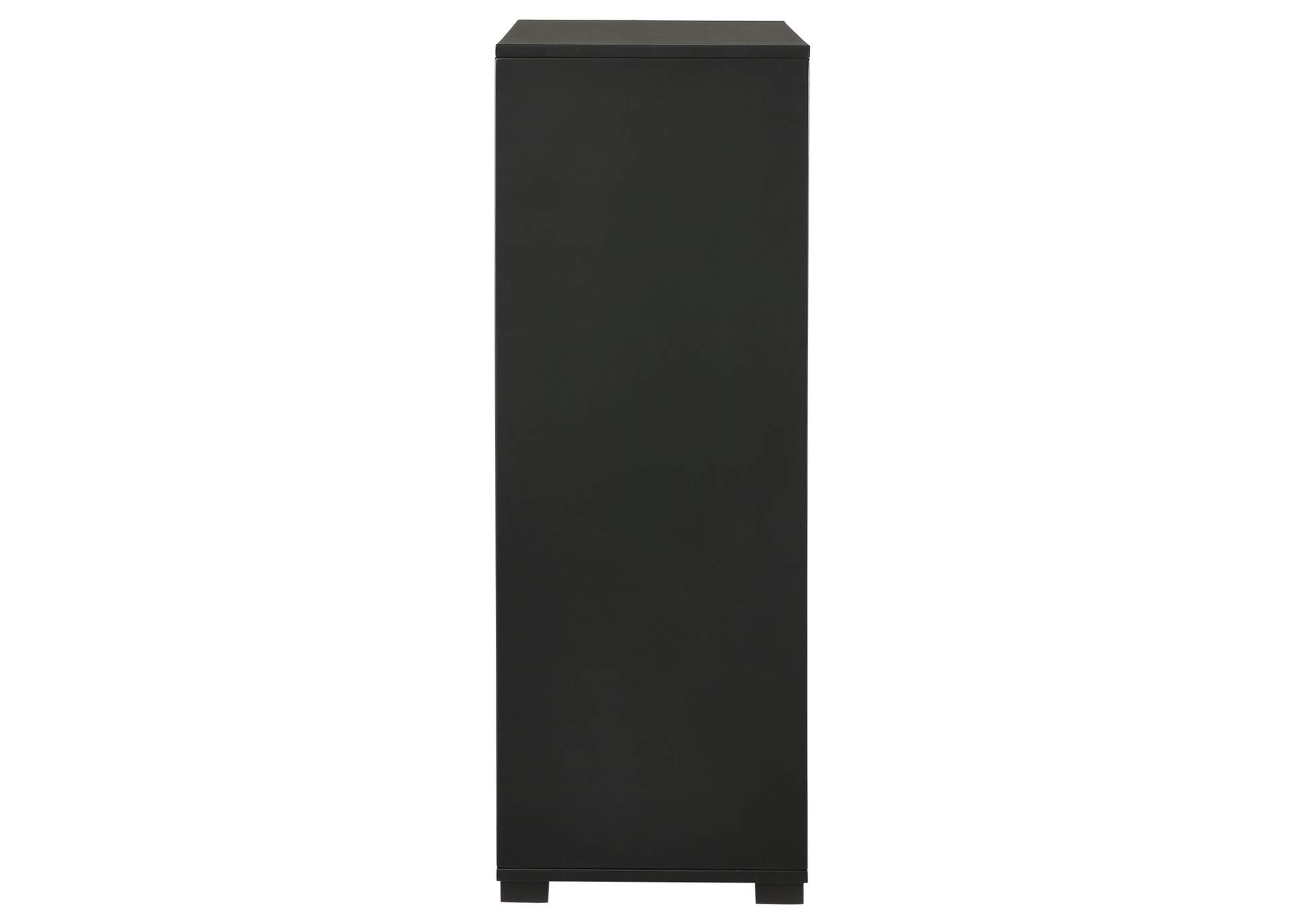 Blacktoft 5-drawer Chest Black,Coaster Furniture